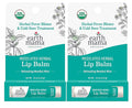 Earth Mama Medicated Herbal Lip Balm | Organic Lip Balm with Menthol for Fever Blister & Cold Sore | Refreshing Menthol Mint Lip Care, 0.15 oz (2-Pk)