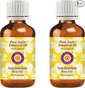 Deve Herbes Pure Garlic Essential Oil (Allium sativum) Steam Distilled (Pack of Two) 100ml X 2 (6.76 oz)