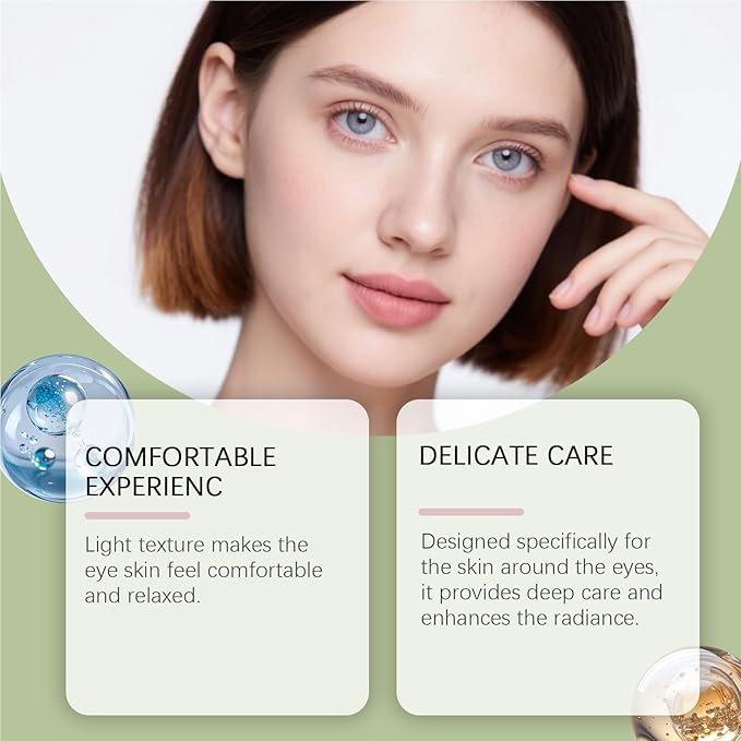 Grospe Avocado Eye Cream,Enhances Elasticity Around The Eyes, Hydrating Eye Cream With Avocado Oil,Vitamin E And Glycerin,Lifts and Firms,Reduces Fine Lines And Puffiness, Long-lasting Moisture - 30g
