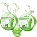 Aero Zen 99% Pure & Organic Aloe Vera Gel - 2-Pack (20.2oz) | Daily & Sun Care Hydration | Lightweight, Non-Greasy, Alcohol-Free for Face, Body, Hair | Vegan