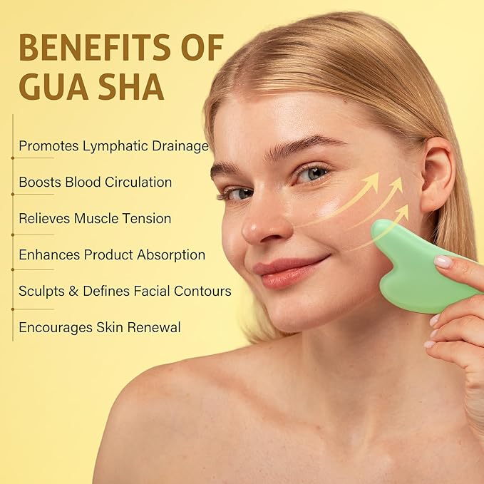 RIHAKO Easter Gifts for Women Turmeric Rosehip Face Oil for Gua Sha – Facial Lymphatic Drainage Oil for Gua Sha Tools, Hydrating Anti-Aging Oil Reduces Fine Lines & Wrinkles, Boosts Radiance