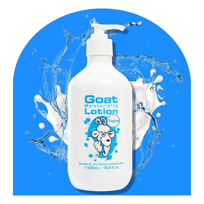 Goat Milk Lotion - Moisturizing - Non Greasy - 17 oz Enriched Milk, Suitable for Dry, Itchy or Sensitive Skin - Made in Australia - Original