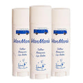 VanMan Beeswax Lip Balm Tube – Organic Tallow Balm with Grass-Fed and Finished Suet Beef Tallow, Sweet Almond Oil, and Lanolin – Hydrating Lip Moisturizer – Unscented – 3 Tube Pack