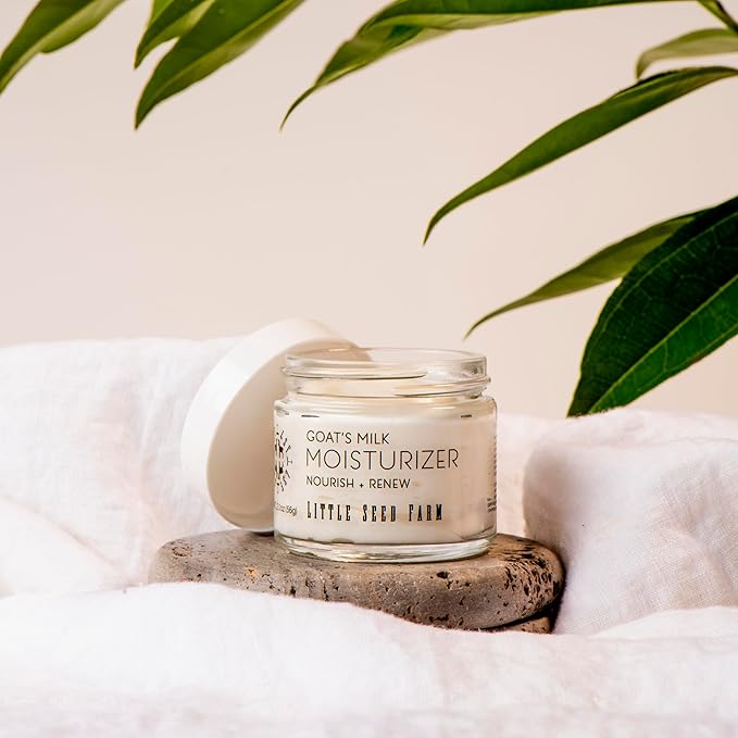 Little Seed Farm Goat's Milk Face Moisturizer - All Natural, Organic Moisturizer Face Cream - 2.0 Ounce