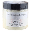 TSA Handmade Whipped Mango Love Body Butter Cream, Luxury Body Lotion for Dry Skin, Daily Moisturizing Shea Butter, Sunflower Oil, Mothers, Fathers, Women, Men, Teens, 4.5 oz Jar
