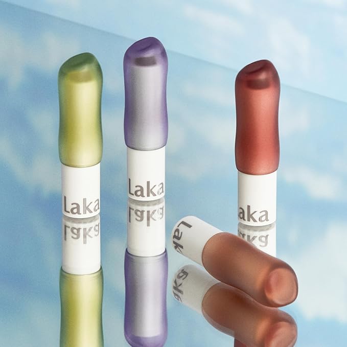 Laka Soul Vegan Lip Balm (4 Shades) Tinted, 3.9g/0.13oz, Deep Nourishing Plant-Based Lip Moisturizer, Vegan Lip Balm for Dry, Cracked and Chapped Lips (#Berry)