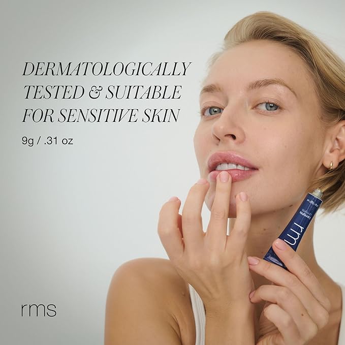 RMS Beauty Liplights Overnight Lip Mask – 24-Hour Intensive Hydrating Lip Balm – Plumping Peptides & Vitamin C Kakadu Plum – Petrolatum-Free Lip Treatment – 0.3 oz