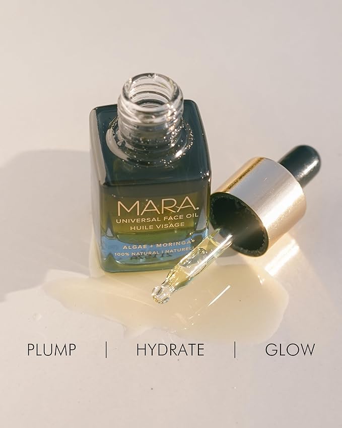 MARA Universal Face Oil – Hydrating & Anti-Aging Face Oil with Algae, Moringa & Superfood Oils – Glow-Boosting Facial Oil to Plump, Firm & Smooth Skin (1.2 oz | 35 ml)
