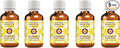 Deve Herbes Pure Basil Essential Oil (Ocimum basilicum) Steam Distilled (Pack of Five) 100ml X 5 (16.9 oz)