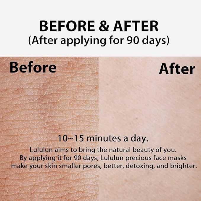 Lululun 7EA Anti Aging Face Mask for Women & Men Uneven-Toning, Dull Skin, Moisturizing Face Mask Sheet by Vitamins, Perilla& Avocado Extract, Japanese Face Masks Skincare& Sheet Mask, PRECIOUS CLEAR