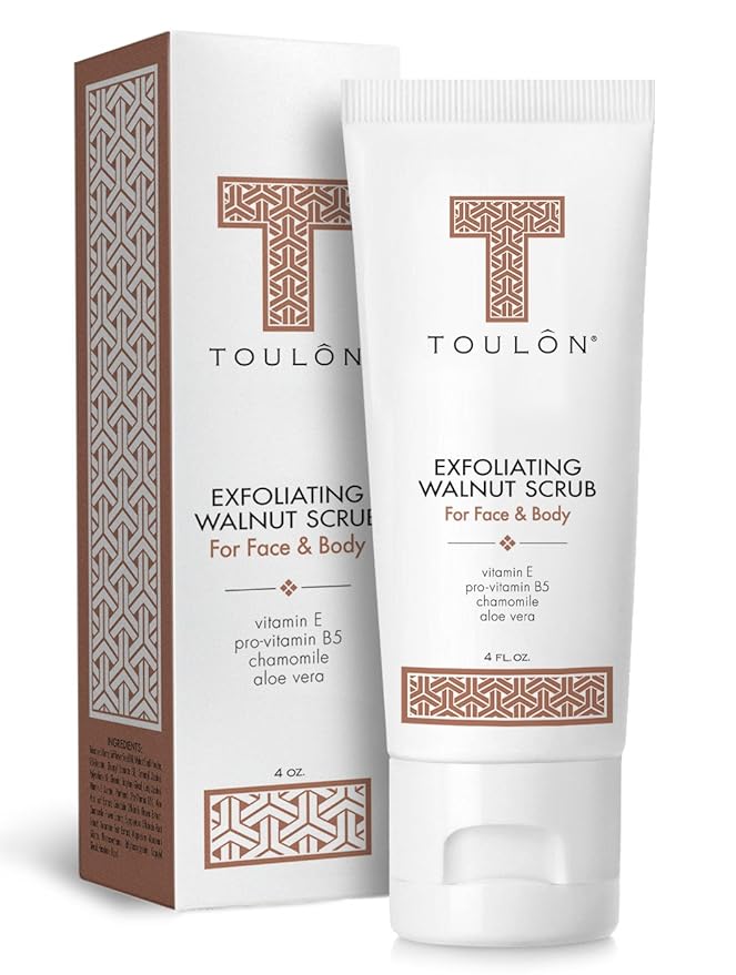 Exfoliating Face Scrub - Exfoliate Scrub - Face and Body; Walnut Facial Exfoliator. Great Exfoliant for Women or Men