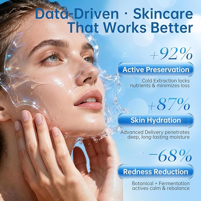 Anti Aging Peptide Serum for Face – Wrinkle Repair, Firming & Blemish Correcting Facial Serum, Hydrating Brightening Skin Barrier Care for Women/Men All Types