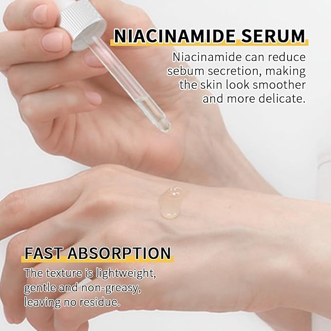 Niacinamide 10% + Zinc 1% Serum for Women - Niacinamide Serum for Face - Controls Oil, Shrinks Pores, Reduces Redness & Tones Skin - Deeply Hydrating, Gentle for All Skin Types
