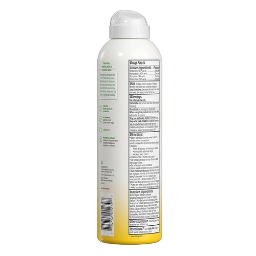 Alba Botanica Sunscreen Spray for Face and Body, Broad Spectrum SPF 30 Sunscreen, Hawaiian Coconut, Water Resistant and Biodegradable, 5 fl. oz. Bottle