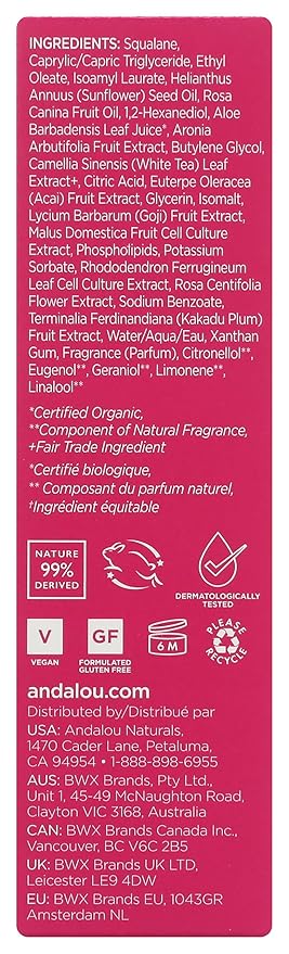Andalou Naturals 1000 ROSES® Soothing Squalane Oil