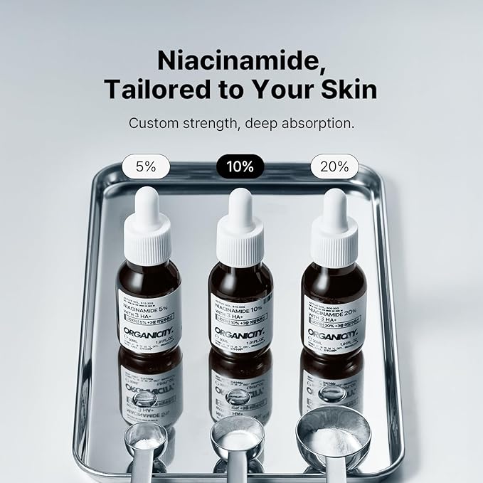 Niacinamide 10% + Hyaluronic Acid 1% Concentrated Serum 1.01 + 0.16 Fl Oz | Korean Skin Care | Pore Minimizer & Moisturizer | Vitamin B3 for Even Skin Tone & Fine Lines | Simple Ingredient