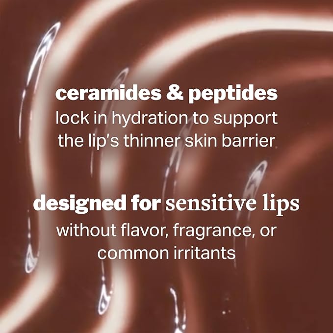 Cocokind Ceramide Lip Blur Balm, Be You - Rich Brown Hydrating Lip Balm with Ceramides & Peptides, Made for Sensitive Skin & Lips, Unflavored & Fragrance-Free - 6 pack