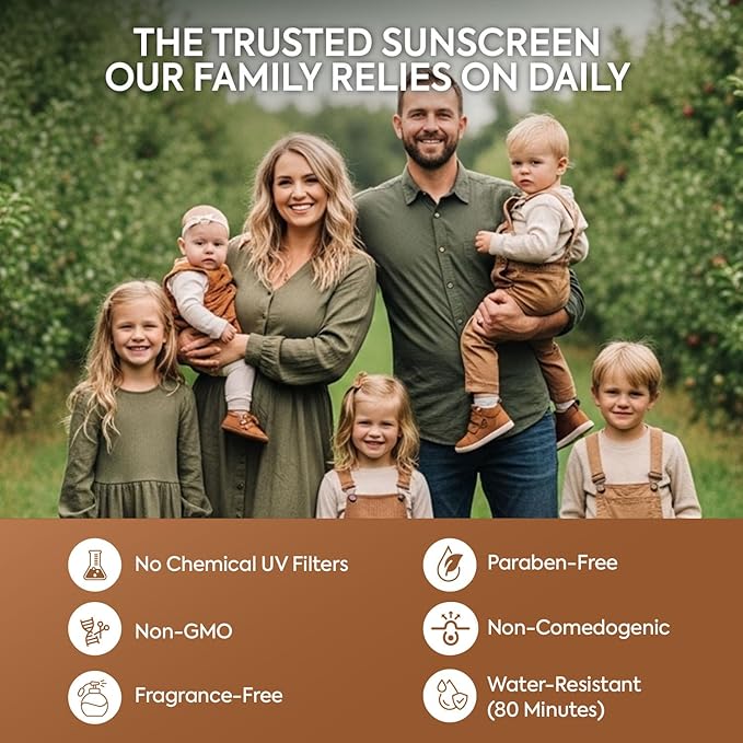 Beef Tallow Sunscreen with Clear Zinc: Non-Toxic SPF 30 Sunscreen for Face & Body, Natural Sunblock with Nourishing Tallow & Botanical Extracts (2 Fl Oz (Pack of 1))