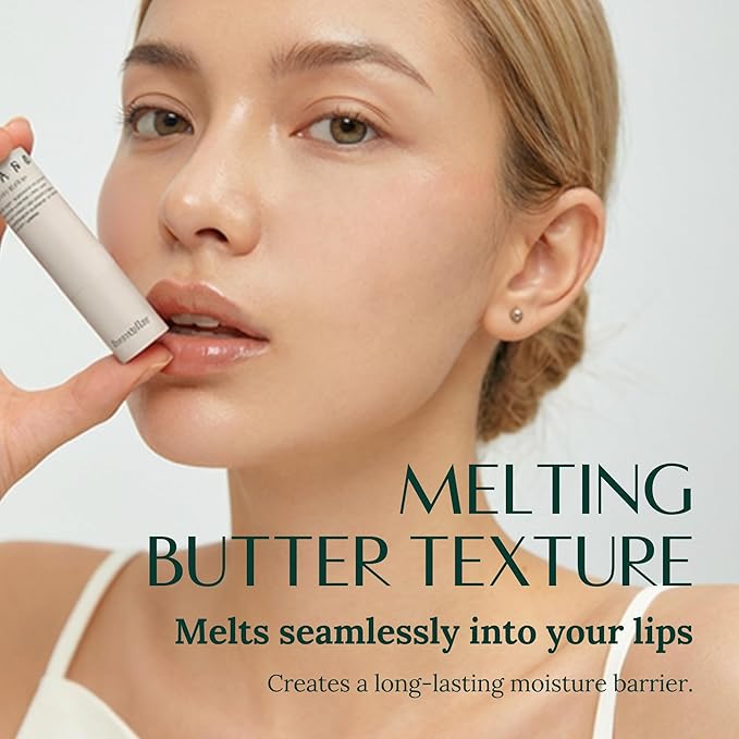 hersteller Nearby Recharging Lip Balm Vegan Butter Complex Intensive Moisturizing Treatment for Dry Lips and Cheek Natural Healthy (Plain)