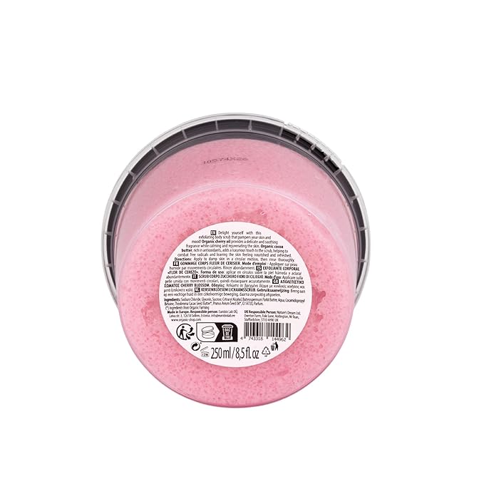 Organic Shop White Chocolate Hydration & Exfoliating Body Scrub, 100% Vegan & Organic, Daily Exfoliant, Detox & Moisturizer, Intensive Care & Skin Toning. 250ml.
