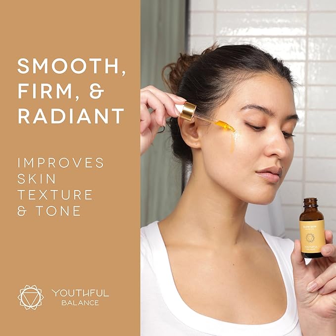 Anti Aging Face Oil - Organic Rosehip Seed Oil, Helichrysum & Frankincense - Lightweight Dropper Facial Oil for Dry & Mature Skin - Firmer, Radiant Looking Skin - Fast Absorbing - 30ml