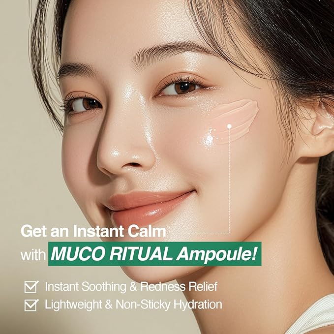 Aloe Serum (Muco Ritual Ampoule) – Korean Facial Essence with 95% Aloe Polysaccharides – Lightweight Hydration for Dry & Visibly Stressed Skin (1.69 fl oz, 50ml)