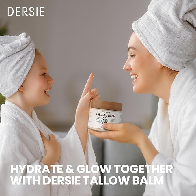 Dersie Tallow Sunscreen SPF 30 – Mineral UV Defense with Non-Nano Zinc Oxide – Face & Body Sun Protection for Adults & Kids (2.12 Ounce (with Tallow Balm))