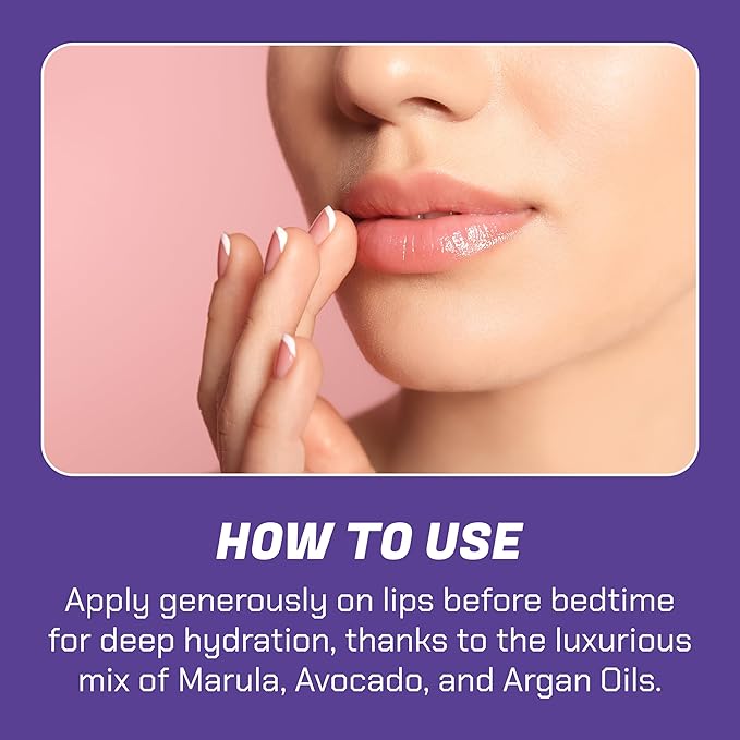 NOW BEAUTY Sweet Dreams Sleeping Lip Mask - Overnight Lip Mask - Organic Lip Balm & Moisturizer - Hydration - Rich in Antioxidants - Paraben & Sulfate Free - Travel Size - For Men & Women - 0.7 oz
