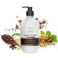 SAIF AL FARES Cocoa Butter and Soy Body Lotion Alcohol Free & Paraben Free with Cocoa Butter and Soy Scent made with Emollients, Sodium Hyaluronate, Vitamin E, Vitamin B5 & Natural Extracts 16.9 Fl Oz