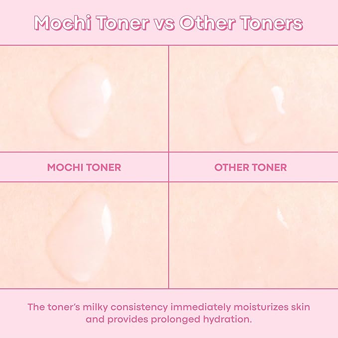 TONYMOLY Mochi Milky Toner – Hydrating Korean Milky Toner for Face, Ceramide Barrier Repair, Hyaluronic Acid & Cica – Soothing Toner for Dry & Sensitive Skin, Glass Skin – 300ml