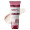 Envy Collagen & Glycolic Acid Face Scrub - Anti-Aging, Softening & Dark Spot Improving Exfoliating Scrub - Dermatologist Tested, Clean Beauty for All Skin Types - 6.76 Oz