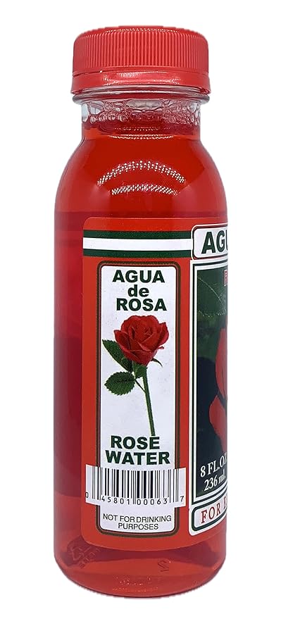 Agua de Rosa (Rose Water) 8 Fl. Oz.