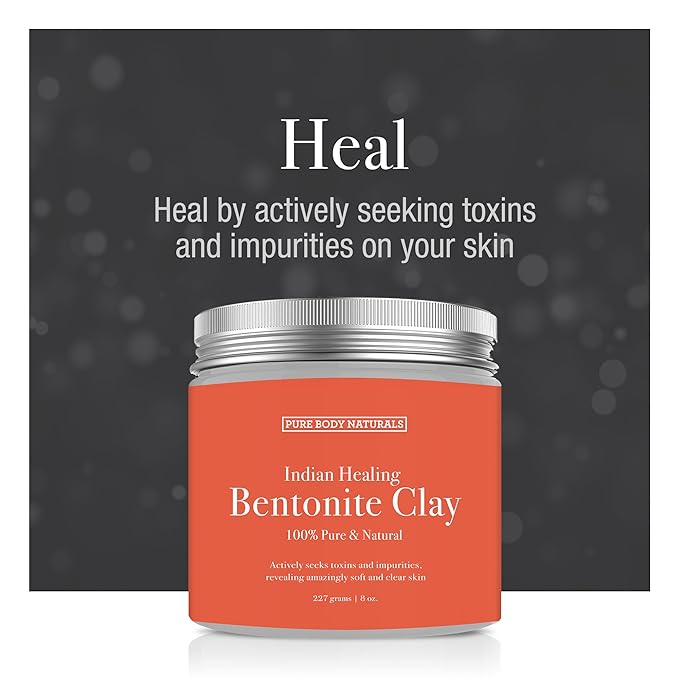 Pure Body Naturals Face Mask Gift Set - includes Natural Mud Mask, Clay Mask and Charcoal Face Mask - Facial Self Care Gift for Women, Mother, Wife (3 Jars, 8.8 oz. Each)