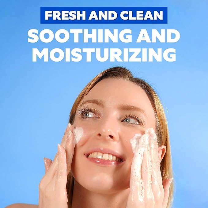 Alaska Aqua Cleansing Foam Hydrating Facial Cleanser w/Hyaluronic Acid | Skin-Balancing Face Cleanser for Women & Men | Moisturizing Cleanser Face Wash for Sensitive Skin (3.38 fl. oz)