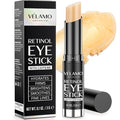 VELAMO ADVANCED Retinol Eye Stick: Retinol Eye Cream for Dark Circles and Puffiness with 1% Bakuchiol and Caffeine - Visibly Reduces Fine Lines Wrinkles Under Eye Bags with Upgraded Formula 0.1 OZ/3g