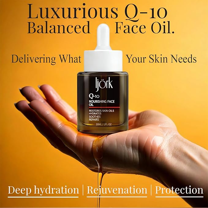 Q-10 Face Oil | 15 in 1 Powerful Anti-Aging Facial Oil with CoQ10, Vitamin C & E | Hydrating, Lightweight Oil for Radiant Skin