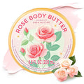 Rose Body Butter, Natural Body Butter for Men Women Smell Good, Rose Scented Shea Butter Body Cream, Body Moisturizer for Dry Skin 6.8 floz