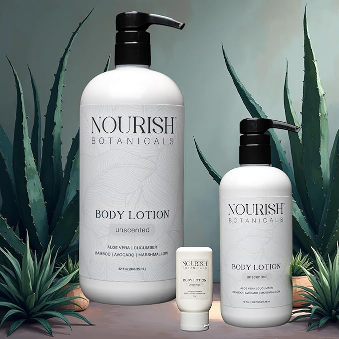 Rustic Strength Nourish Botanicals aloe Vera Body Lotion, Unscented (16 oz)
