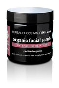 Facial(Face) Scrub Organic by Herbal Choice Mari (4 Fl Oz Jar) - Intense Exfoliating Face scrub and Wash with Brown Sugar, Sea Salt, Shea Butter, and Grape Seed - For Dry Skin - No Toxic Chemicals