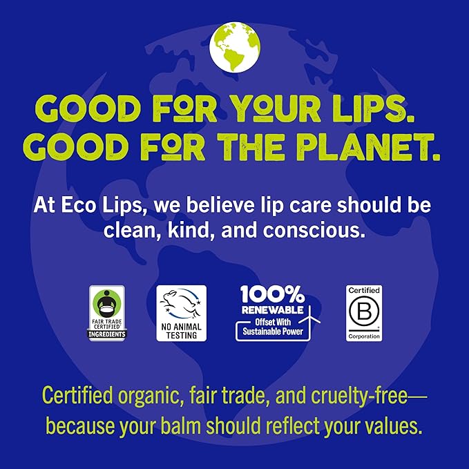 Eco Lips Classic Sport SPF 30 Broad Spectrum Sunscreen Lip Balm – 6-Pack (Classic Vanilla) | Organic Moisturizing Lip Protection | Made in USA, Cruelty-Free Outdoor Lip Care