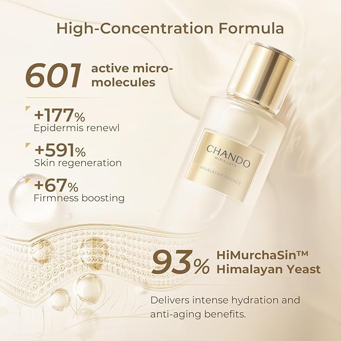CHANDO Himalaya Himalayan Essence (110ml/3.72oz) - Skin Collagen Recovery Hydrating Facial Essence Toner, Skin Renewal Boosting for Radiant Complexion