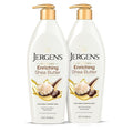 Jergens Shea Butter Body Lotion, Deep Conditioning Moisturizer, Hydration for Dry to Very Dry Skin, with Pure Shea Butter, Dermatologist Tested, 16.8 oz Bottle (Pack of 2)
