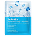 Hydrating Facial Mask Sheet Set of 5, Moisturizing Face Mask for Smooth and Supple Skin, Refreshing Self Care Beauty Probiotics One Size
