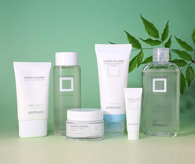 UNMUTE Hydro Calming Micro Cleansing Foam 100ml (3.38 fl oz) – Gentle Face Cleanser with LHA & Plant-Derived Ingredients | Deep Cleansing, Hydrating & Skin-Soothing Formula
