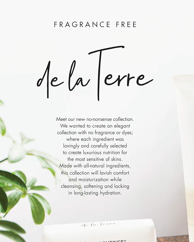 De La Terre All Natural Sensitive Skin Collection Fragrance Free, Moisturizing & Hydrating, Body Lotion, 200 ML