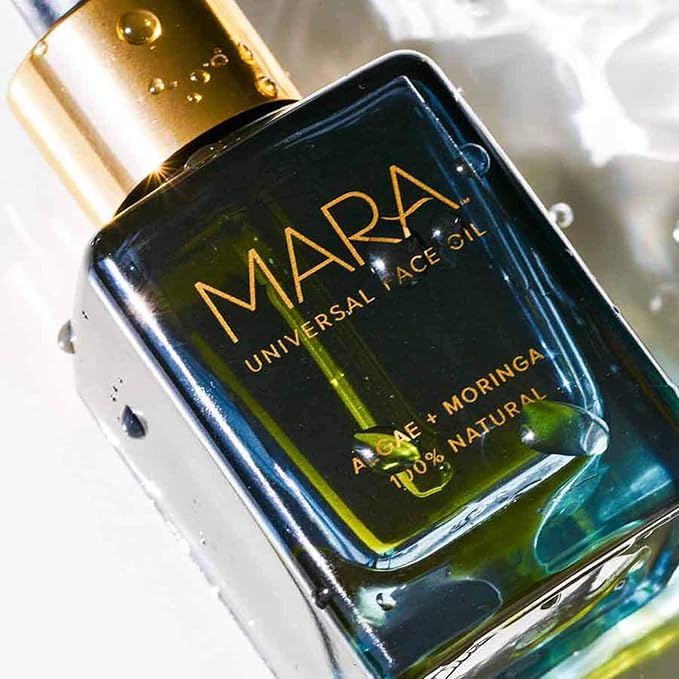 MARA Universal Face Oil – Hydrating & Anti-Aging Face Oil with Algae, Moringa & Superfood Oils – Glow-Boosting Facial Oil to Plump, Firm & Smooth Skin (0.5 oz / 15 ml)