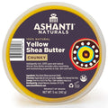 Ashanti Naturals Yellow Chunky Raw Shea Butter | Unrefined African Shea Butter from Ghana | 100% Natural Moisturizer, No Additives - 5 oz