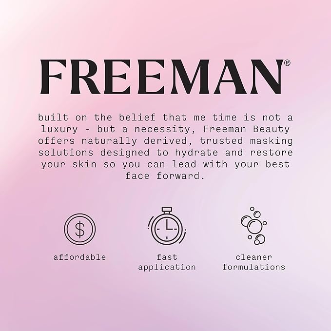 Freeman Exotic Blends Australian Aloe Jelly Mask, Leave-On Overnight Facial Mask, Calm, Soothe Irritation, & Hydrate Dry Skin, Clean Skincare, For All Skin Types, 6 fl. oz./175 ml. Tube