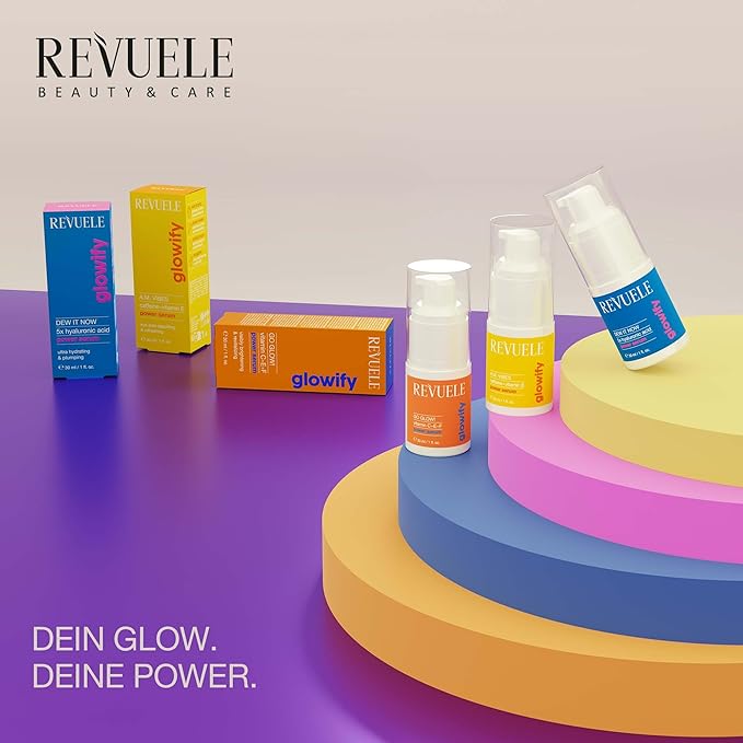 REVUELE A.M. Vibes Power Eye Serum, Hydrating & Energizing Eye Serum with Caffeine, Vitamin E, Niacinamide & Panthenol, 1 fl.oz – Vegan & Cruelty-Free