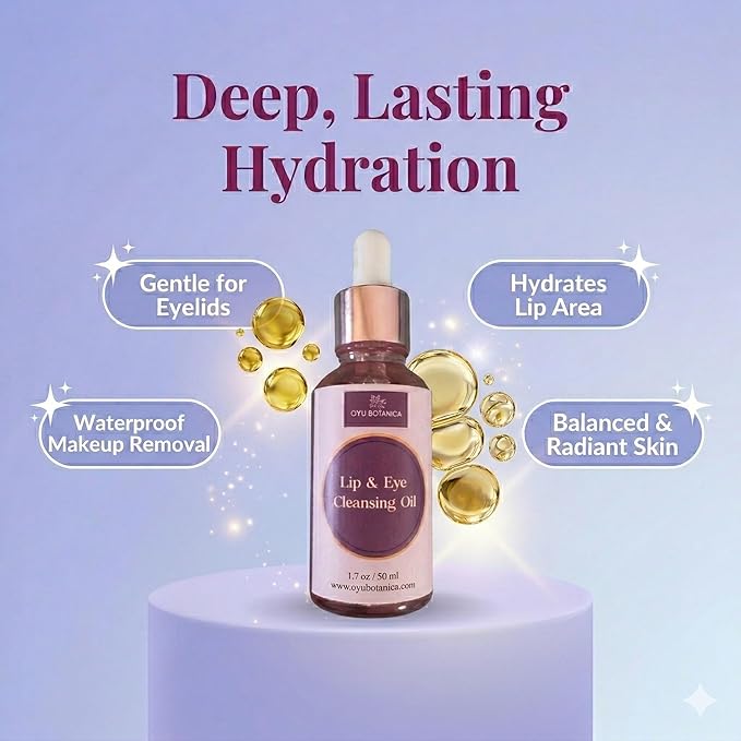 Vegan OYU Deep Cleansing Oil – Lightweight, Hydrating Makeup Remover, 1 fl.oz